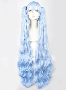 v家vocaloid角色假发2020星与雪的公主雪初音miku分体cos假毛头发