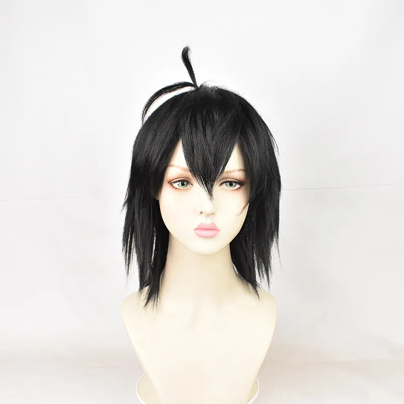 刺客伍六七cos假发567失忆前伍六七动漫cosplay黑色短发个性日常