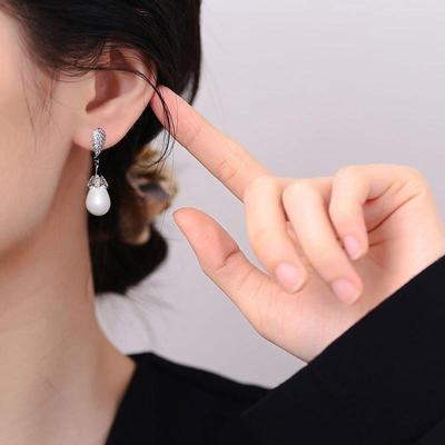爆款方圆脸轻奢高级感耳坠女人味