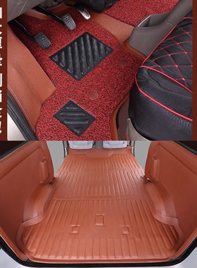 北汽威旺306专用脚垫205改装306A拉货307加长版M20/m30七座全包围