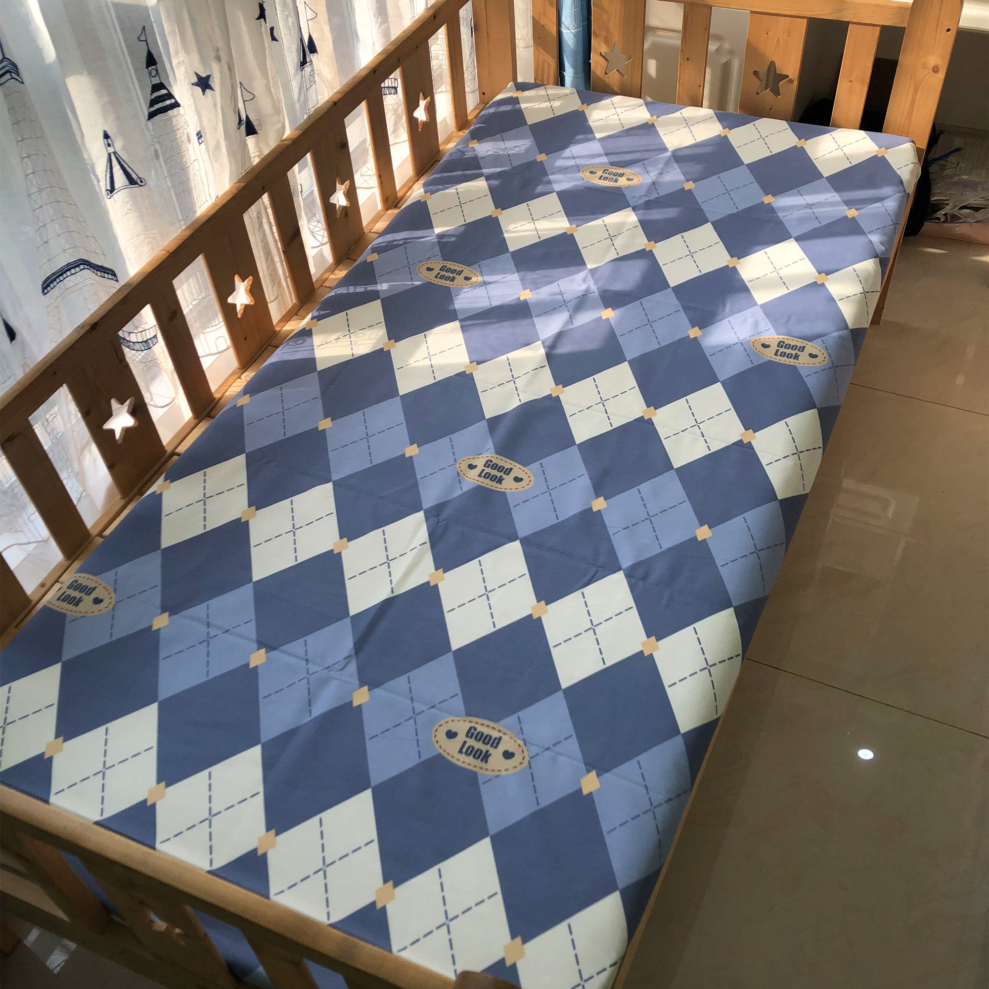 纯棉儿童棕垫床笠单件婴儿卡通上下铺拼接床罩套0.9m1.2米定做,床上用品,床笠,淘宝优惠券,粉丝福利购,淘宝优惠卷