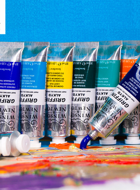 WINSOR温莎·牛顿格里芬快干油画颜料37ml艺术家写生创作油彩材料