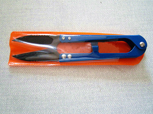 黑纱剪 原装 修线剪 十字绣线头剪 弹簧U型小剪刀 直畈牌805C纱剪