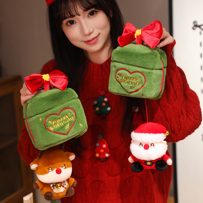 圣诞老人玩偶圣诞儿童惊喜礼物盒