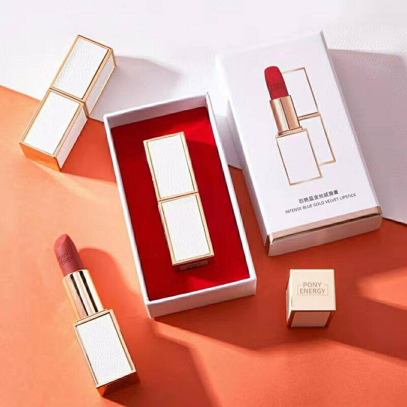 正品保证PONY ENERGY/佩琪妮烈艳蓝金丝绒唇膏口红哑光