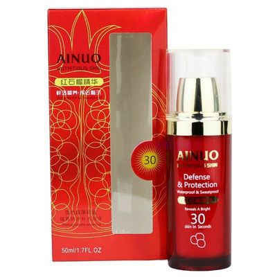 正品爱诺红石榴精华日间隔离防护