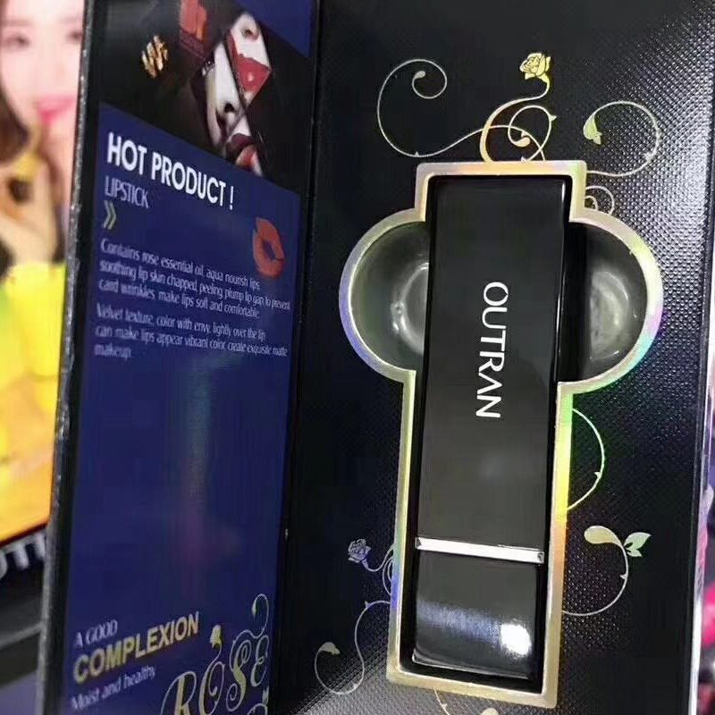 欧特兰蔷薇菁纯丝绒唇膏口红不掉色不沾杯防水持久保湿不脱色厂家