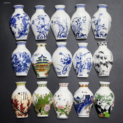 【景德镇】陶瓷无语佛青花瓷博物馆冰箱贴文创陶溪川旅游纪念品