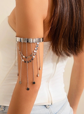 儿童hiphop男童街舞配饰女童jazz爵士舞手臂环装饰嘻哈架子鼓手饰