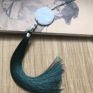 汉服宫绦圆领袍腰绳明制道袍流苏玉佩腰坠古风禁步腰带男女