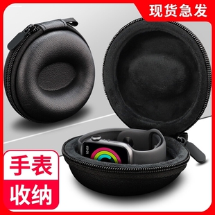 旅行便携表盒防尘抗压多表黑色手表收纳包随身腕表保护盒放表盒子