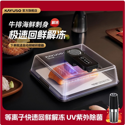 KAYUSO智能极速回鲜解冻器家用厨房食材快速化冰海鲜去腥解冻神器