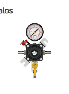 Talos塔罗斯啤酒分发设备酒桶配件二级减压阀二氧化碳气瓶压力表