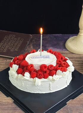 树莓刮刀花古典自然主义迷你tablecake生日蛋糕婚礼蛋糕杭州同城