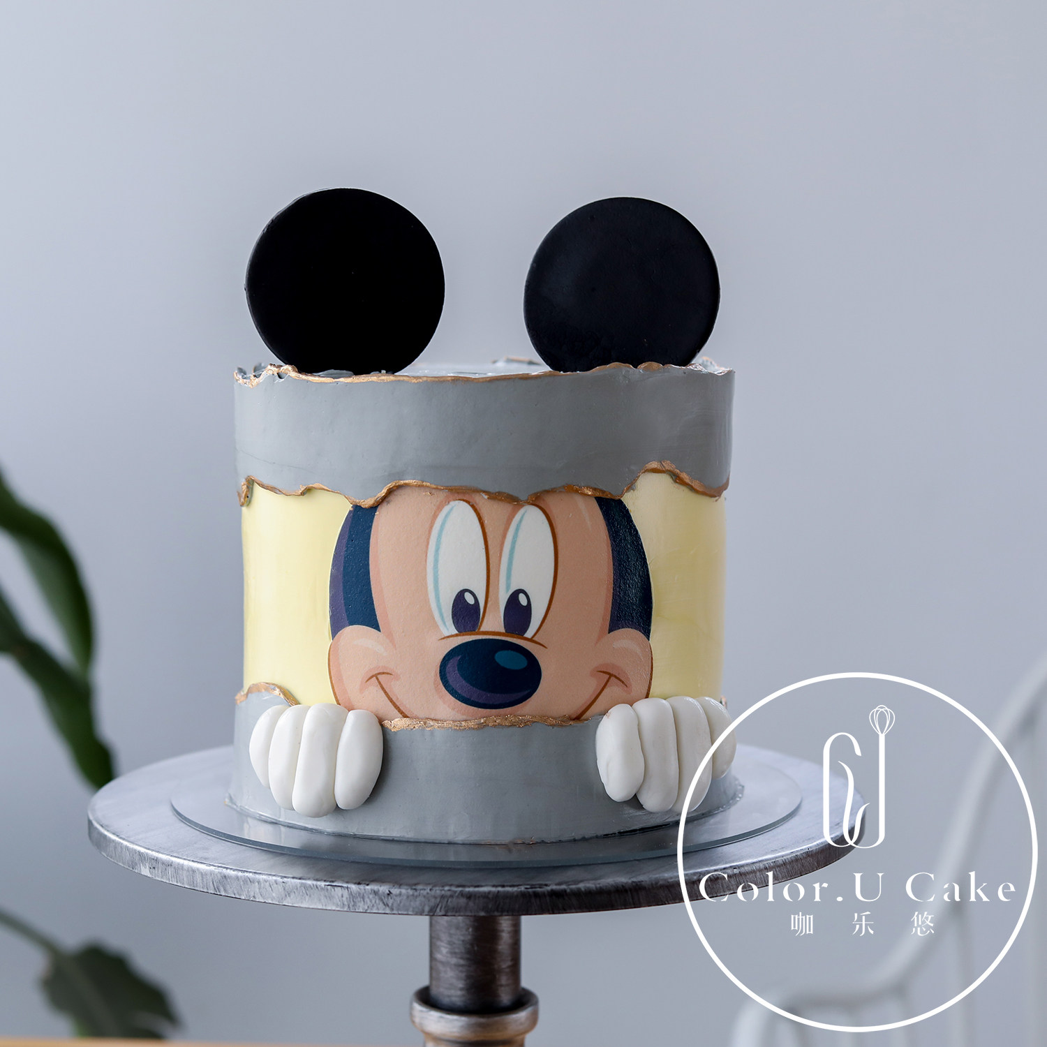 米奇妮生日蛋糕生肖老鼠百日周岁新鲜水果动物奶油杭州上海同城
