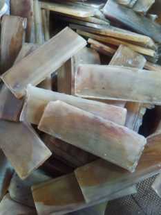 羊角板纯色带血 眼镜料 镶嵌 雕刻 刀柄 角原料原材料