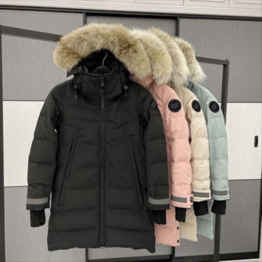 White Down Jacket Kenton女士黑标派克大衣 3816LB-B1
