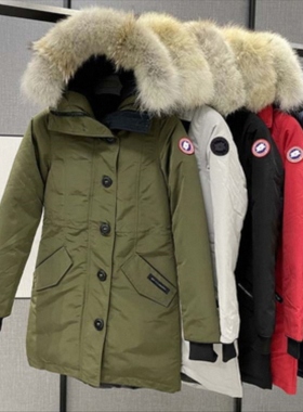 Rossclair 羽绒服女士派克大衣 中长款 2580L