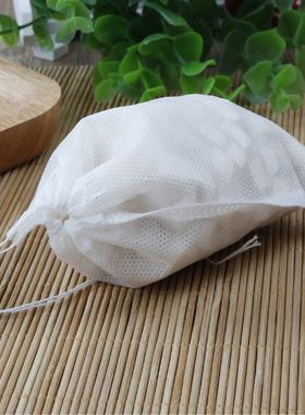 100个15*20cm一次性无纺布袋卤料包煎药袋过滤袋煲汤袋抽线中药袋