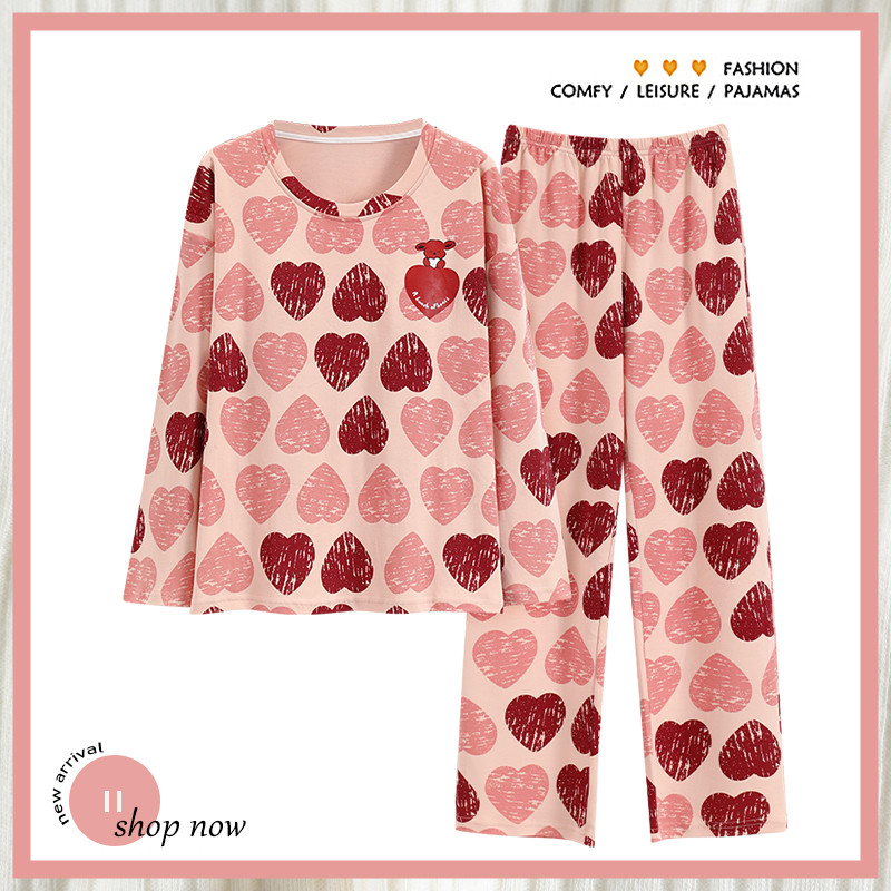 浪莎卡通睡衣女春秋款纯棉长袖可外穿秋冬全棉薄款豹纹套头家居服,女士内衣/男士内衣/家居服,睡衣/家居服套装,淘宝优惠券,粉丝福利购,淘宝优惠卷