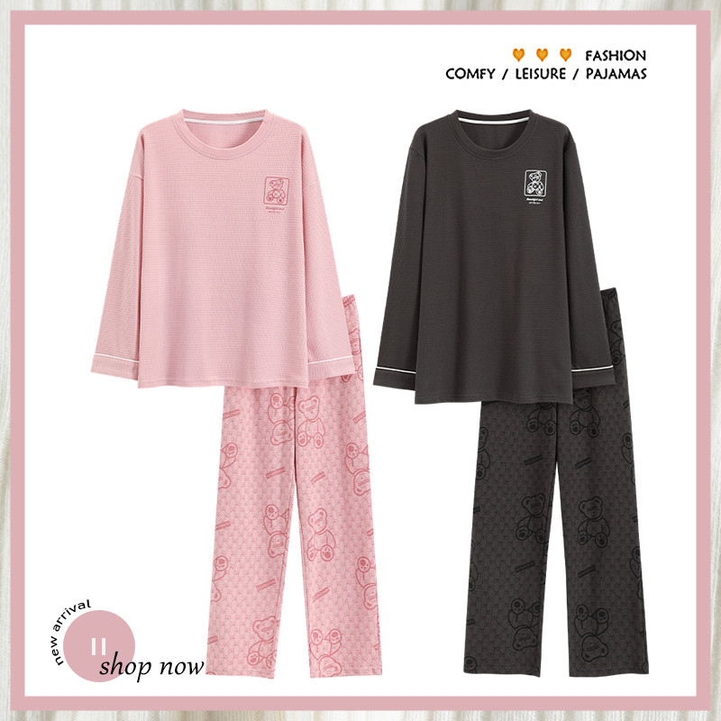 浪莎2025年新款情侣睡衣女春秋款纯棉长袖男士宽松休闲家居服套装,女士内衣/男士内衣/家居服,睡衣/家居服套装,淘宝优惠券,粉丝福利购,淘宝优惠卷