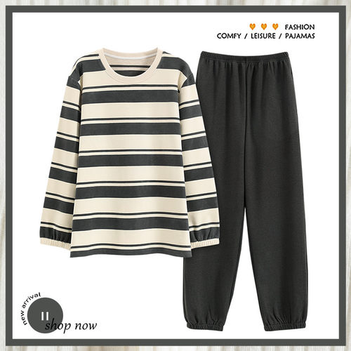 浪莎睡衣男士德绒长袖保暖加厚