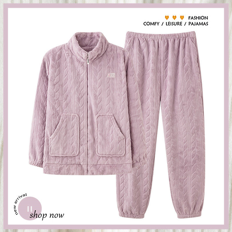 浪莎珊瑚绒睡衣女士冬季加厚加绒保暖法兰绒可外穿冬天家居服套装,女士内衣/男士内衣/家居服,睡衣/家居服套装,淘宝优惠券,粉丝福利购,淘宝优惠卷