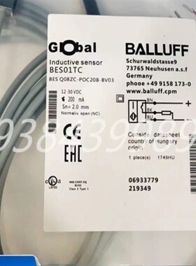 全新巴鲁夫小方形接近开关BES01TC BES Q08ZC-POC20B-BV03质保