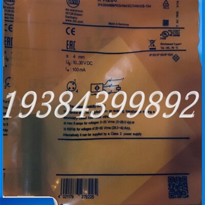 易福门接近开关 IFR200 IFR203 IFR204 IFR205 IFR206 传感器现货