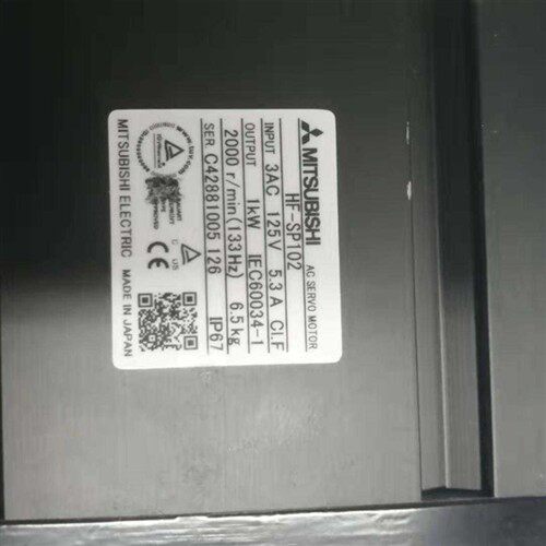 HF-SP102三菱伺服马达成色漂亮保修3个月 议价