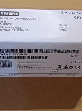 全新正品未开封6GK7 343-1EX30-0XE0 6GK7343-1EX30-0XE0现货销售