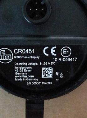 含税IFM CR0451显示器现货当天发