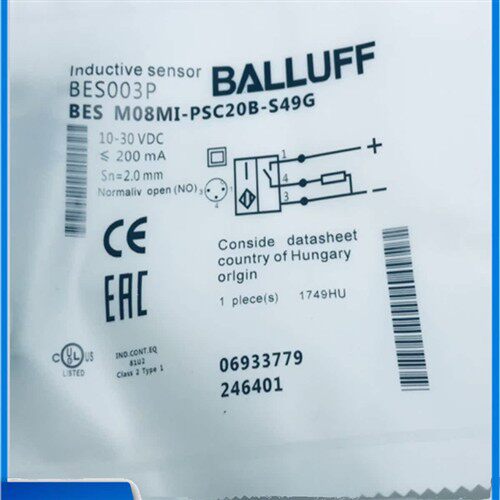 全新巴鲁夫BALLUFF传感器BES003P BES M08MI-PSC20B-S49G 现货