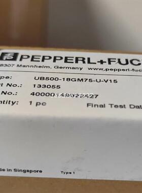 UB500-18GM75-U-V15(PEPPERL+FUCHS)超声波传感器(133055)