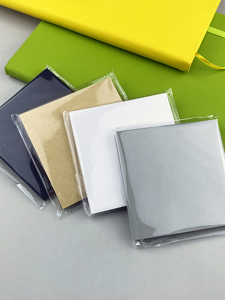 끈적끈적한 메시지 메모와 사무실 N-TIME 스티커가 있는 학생들을 위한 멋진 스티커 메모 검정색 및 회색 단색 노란색 크라프트지