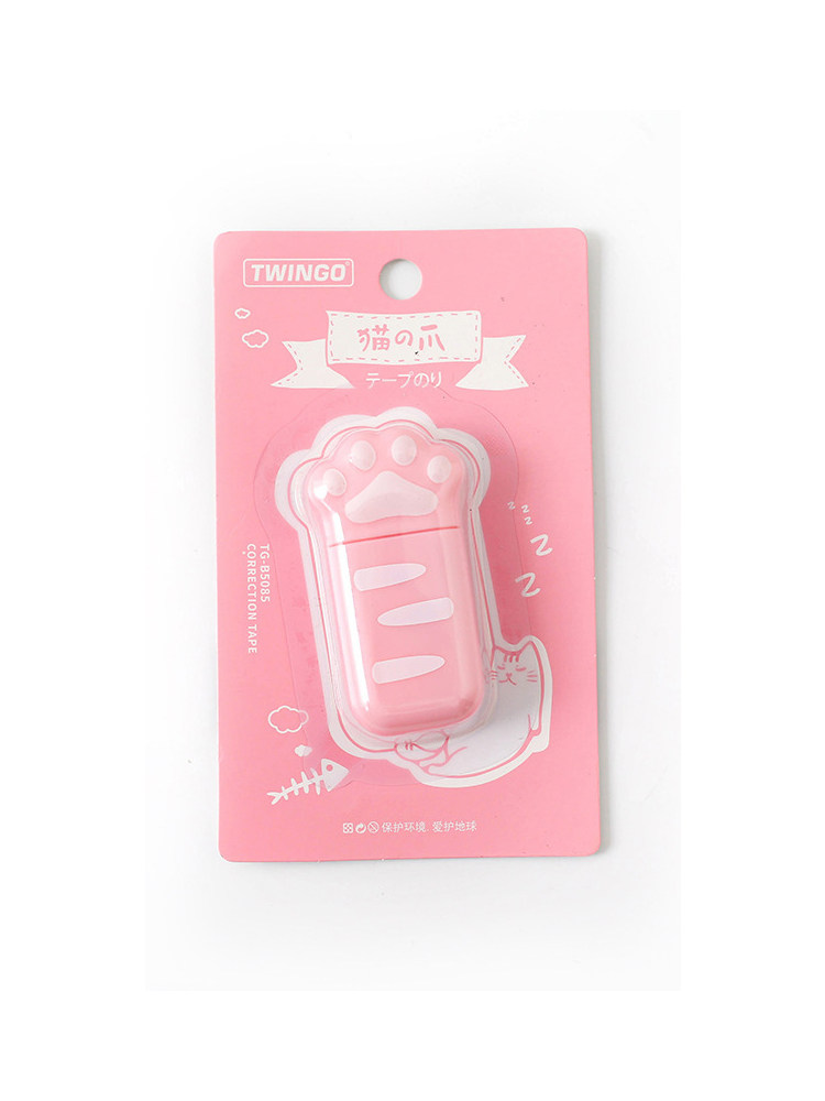 고양이발이 귀여운 여자아이를 위한 수정테이프 늠름한 소녀의 하트 작은 미니 초등학생과 중학생의 창의력을 담은 교정테이프