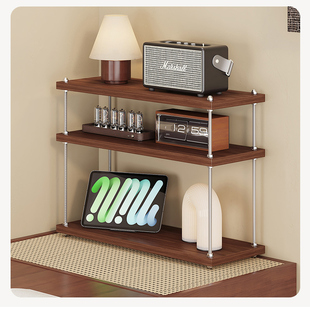 置物架可调节架子厨房客厅办公室工位桌面夹缝收纳架水杯架