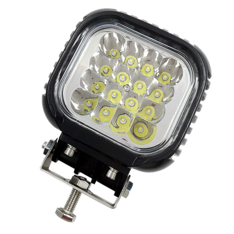 汽车射灯超亮强光改装前杠灯12V24V挖掘机大臂工作灯辅助灯48W