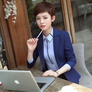 外套女短款 便西外搭小款 2020春秋韩版 百搭长袖 西服 修身 职业小西装