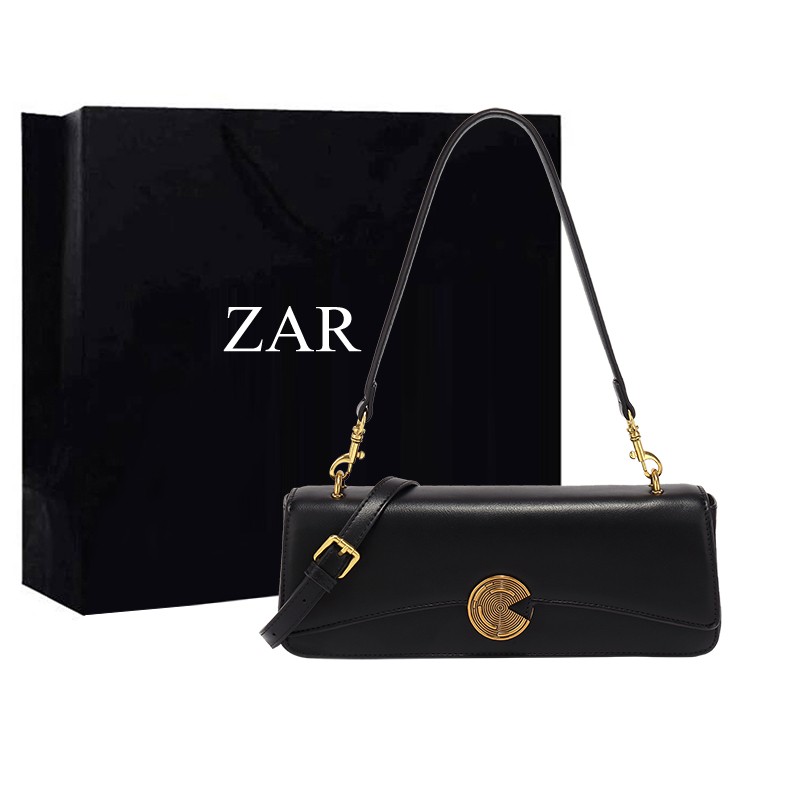 锁扣单肩高级感法棍包法棍包锁扣