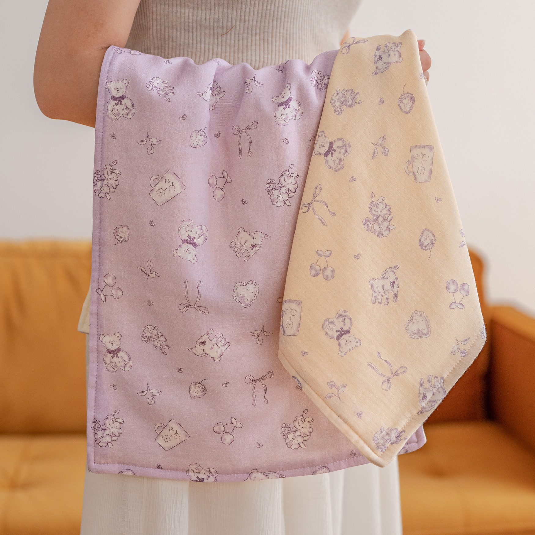 梦幻乐园纯棉大人套装方巾毛巾