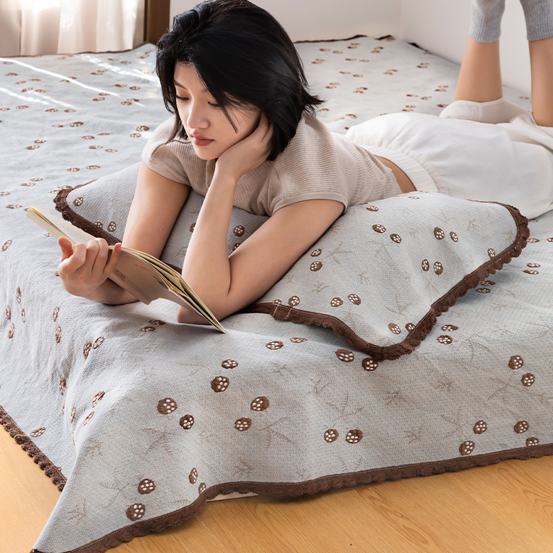 a类母婴级棉凉席纯棉纱布软凉席