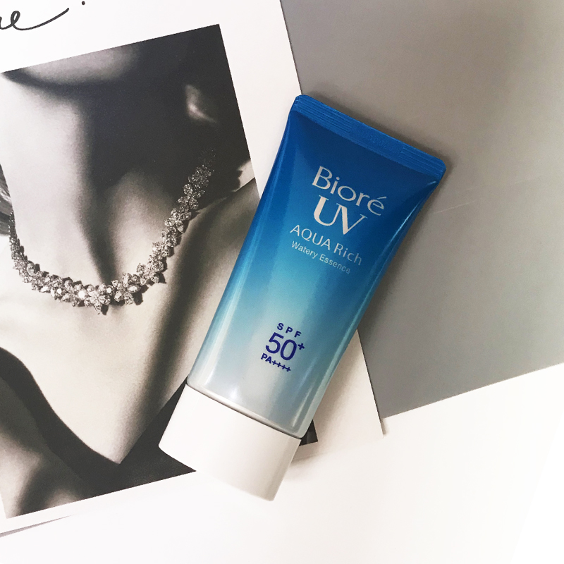 碧柔防晒霜2017新版 水活防水全身隔离清爽保湿凝露SPF50+军训 女