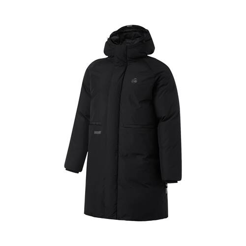 李宁防风男士冬季新款长羽绒服