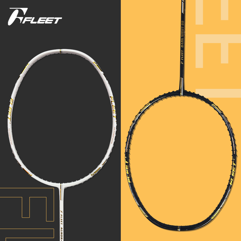 正品台湾富力特fleet羽毛球拍专业球拍单拍攻防兼备极光66暗夜88