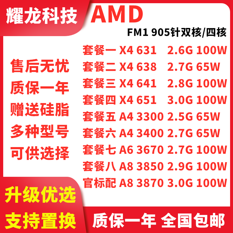 AMD速龙X4631638641651K