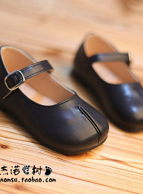 女童小皮鞋春款2025新款黑色单鞋