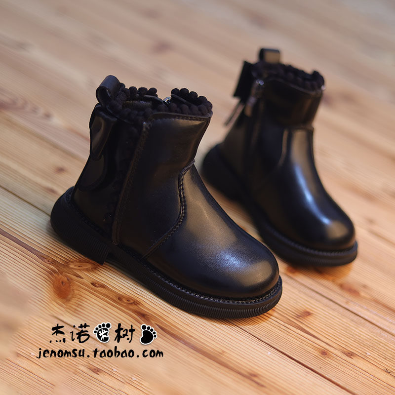 女童靴子洋气时尚公主皮靴2025冬款女宝2-3-6-7-10岁加绒二棉短靴,童鞋/婴儿鞋/亲子鞋,皮靴,淘宝优惠券,粉丝福利购,淘宝优惠卷