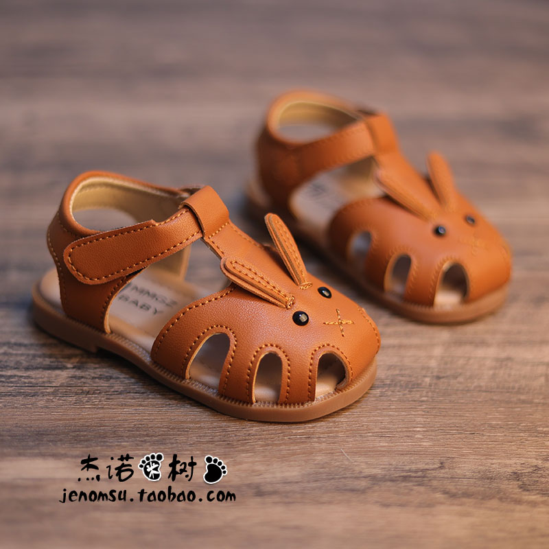宝宝凉鞋夏天包头女童沙滩鞋