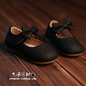 5岁4春秋软底学步鞋 女宝单鞋 女童婴儿豆豆鞋 女宝宝小皮鞋